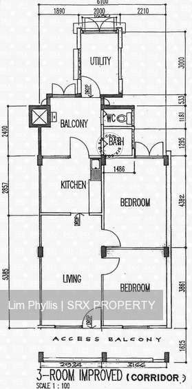 Blk 108 Lorong 1 Toa Payoh (Toa Payoh), HDB 3 Rooms #204456101